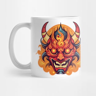 Infernal mask - Japanese demon Mug